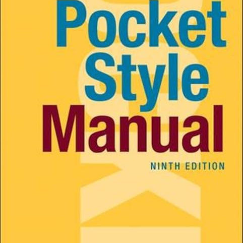 A Pocket Style Manual cover image