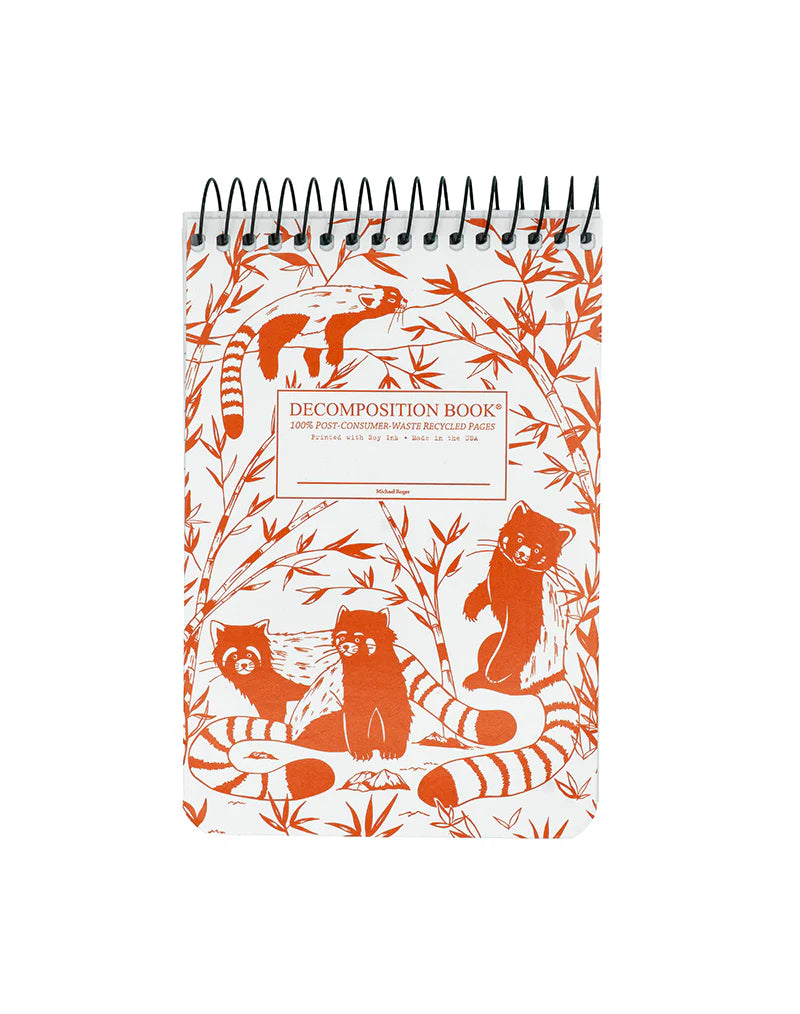 Topbound Pocket Sized Red Pandas Decomposition Book Sale price